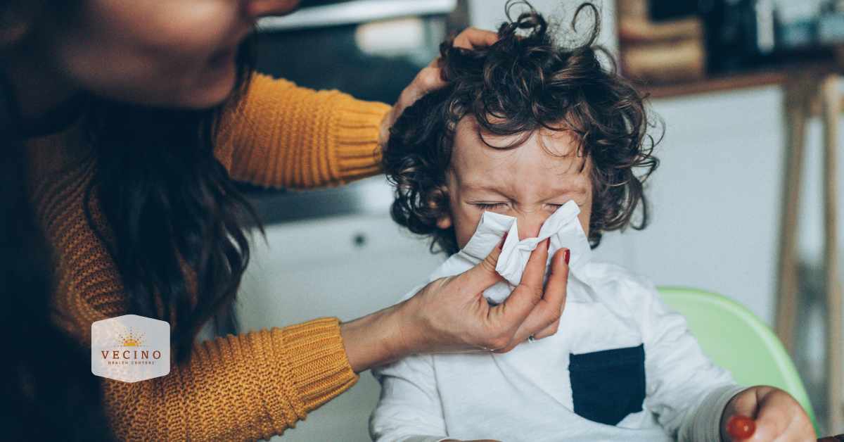 Niños con alergias